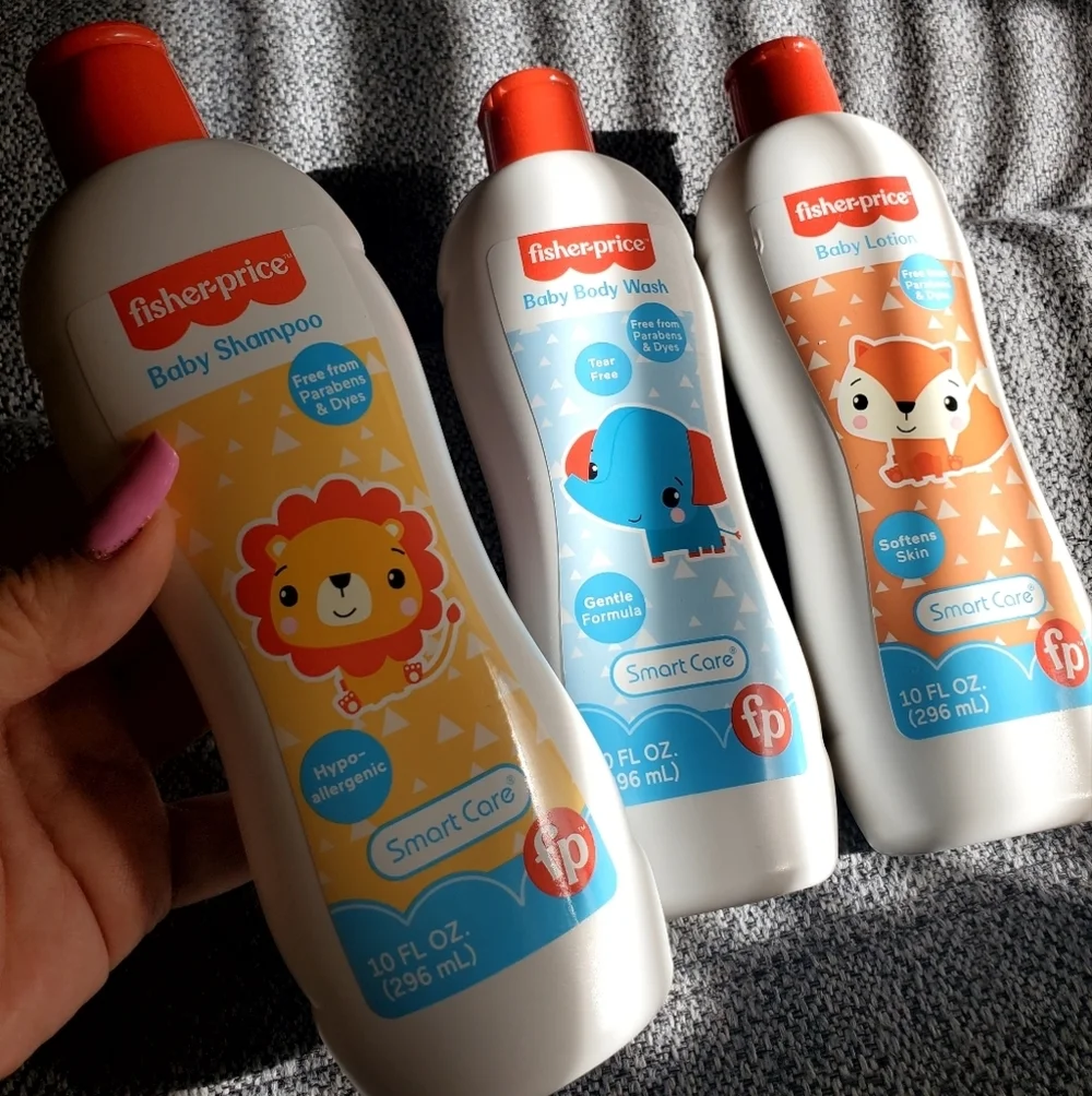 Brand New Fisher-Price Baby Wash/ Shampoo/Lotion Set of (3)